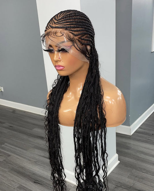 Alicia Keys Boho Wig